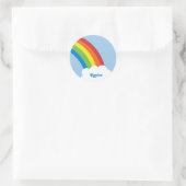 80's Retro Rainbow Naam Stickers (Tas)