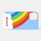 80's Retro Rainbow Specialized iPhone 4/4S Hoesje (Achterkant (horizontaal))