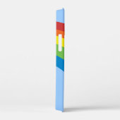 80's Retro Rainbow Specialized iPhone 4/4S Hoesje (Achterkant / Rechts)
