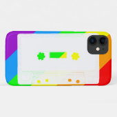 80s RETRO REGENBOOG CASSETTEBAND Case-Mate iPhone Case (Achterkant (horizontaal))