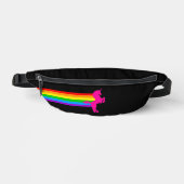 80S RETRO REGENBOOG EENHOORN FANNY PACK HEUPTASJE (Voorkant)