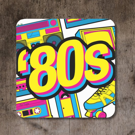 80s Retro Sticker Blad -  Throwback Vibes