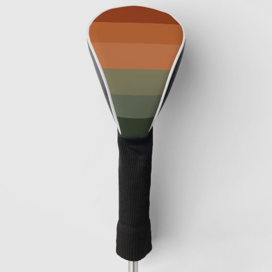 80s Retro Stripes Golfheadcover (Voorkant)