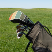 80s Retro Stripes Golfheadcover (Insitu)