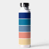 80s Retro Stripes Waterfles (Links)