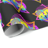 80's Retro  Sunset Cadeaupapier (Rol Hoek)