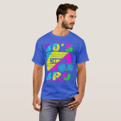 80s Retro Tape Bro Party 80s DJ Party Goer T-shirt (Voorkant volledig)