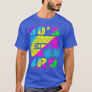 80s Retro Tape Bro Party 80s DJ Party Goer T-shirt
