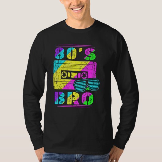 80s Retro-tapebro-partij 80s Dj Party Goer T-shirt (Voorkant)