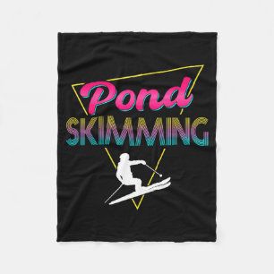 80s retro vijver skim kleding ski vijver skimster fleece deken