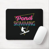 80s Retro Vijver Skimming Apparel Ski Pond Skimmer Muismat (Met muis)