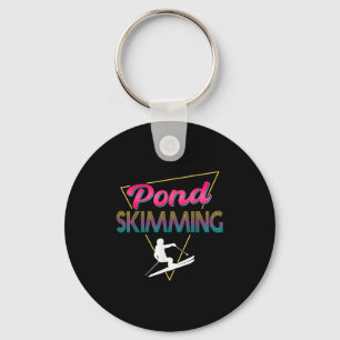 80s Retro Vijver Skimming Apparel Ski Pond Skimmer Sleutelhanger