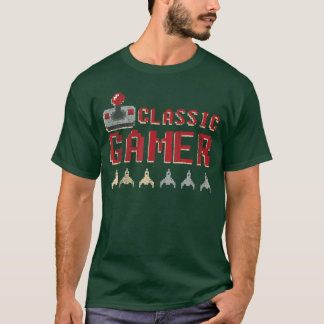 80s Retro Vintage Gamer Gaming PC Online Video Gam T-shirt