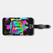80'S RETRO VINTAGE OLD SCHOOL STIJL BAGAGELABEL (Achterkant horizontaal)