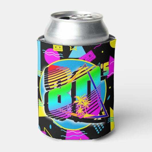 80'S RETRO VINTAGE OLD SCHOOL STIJL BLIKJESKOELER (Blikje Voorkant)