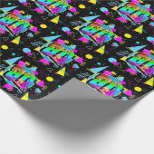 80'S RETRO VINTAGE OLD SCHOOL STIJL CADEAUPAPIER (Hoek)