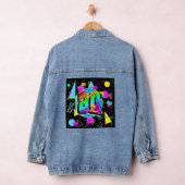 80'S RETRO VINTAGE OLD SCHOOL STIJL DENIM JACKET (Hangar)