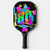 80'S RETRO VINTAGE OLD SCHOOL STIJL PICKLEBALL PADDLE (Achterkant)