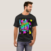 80'S RETRO VINTAGE OLD SCHOOL STIJL T-SHIRT (Voorkant volledig)