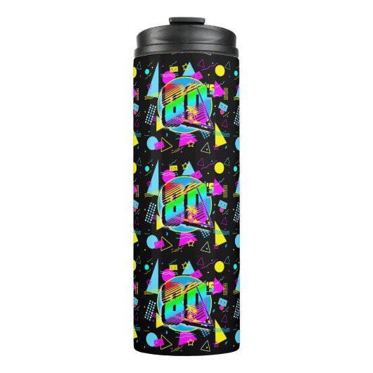 80'S RETRO VINTAGE OLD SCHOOL STIJL THERMOSBEKER (Voorkant)