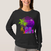 80s retro vintage zonsondergang t-shirt (Voorkant)