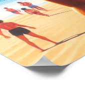 80s Retrowave Summer Girl Poster (Hoek)