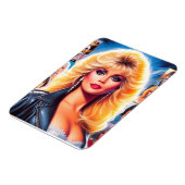 80s Retrowave Vrouw Magneet (Linkerzijde)
