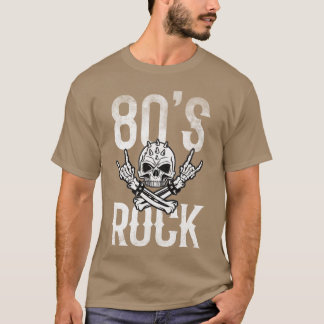 80S Rock And Roll Vervuild Muziek Gitaar Band fam T-shirt