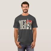 80s Rock Band 80s Rockee Gift For girl T-shirt (Voorkant volledig)