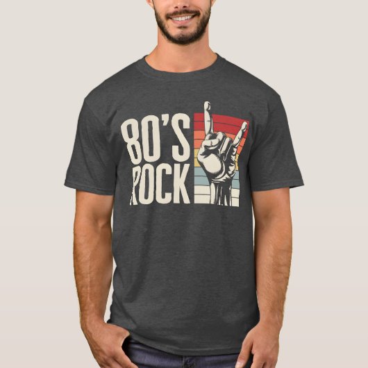 80s Rock Band 80s Rockee Gift For girl T-shirt (Voorkant)