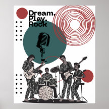 80's Rock Band Poster