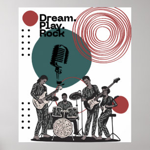 80's Rock Band Poster