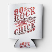 80s Rock Chick Eighties Music Blikjeskoeler (Voorkant)