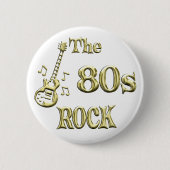 80s ROCK Ronde Button 5,7 Cm (Voorkant)