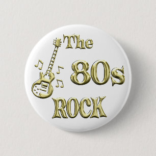 80s ROCK Ronde Button 5,7 Cm