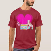 80s Roller Disco Derby kostuum T-shirt (Voorkant)