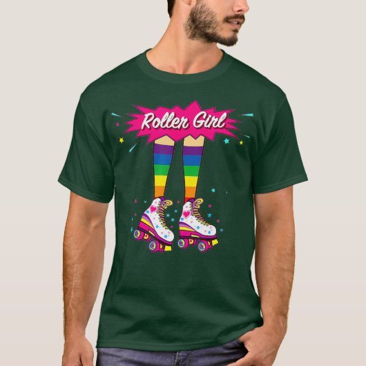 80s Rollerskates  Roller Skating Disco T-shirt (Voorkant)