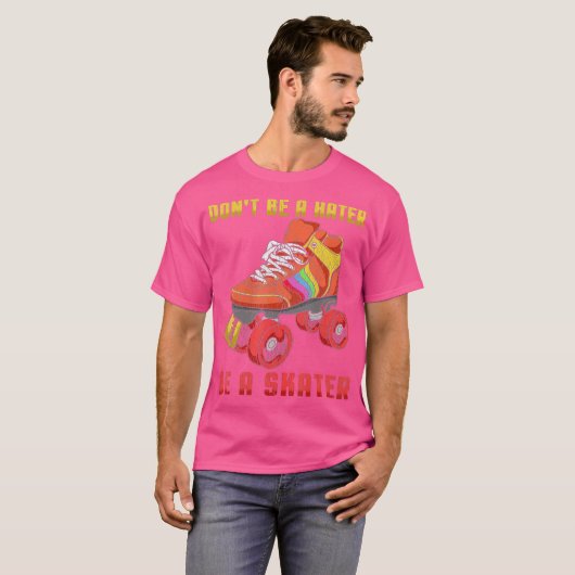 80s Rollerskates T Shirt  Roller Skating (Voorkant volledig)