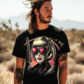 80s Sci-Fi vrouw T-shirt