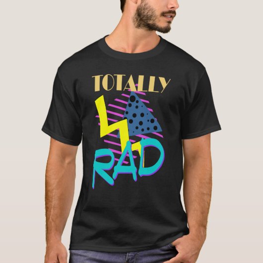 80's Shirt Totally Rad 1980's Vintage Eighties Wom (Voorkant)