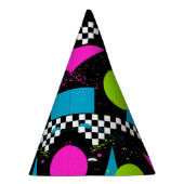 80s Sierkussen met platterverf Feesthoedjes (Rechts)