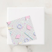 80s Snoep Pastel Geo Print Labels (In situ)