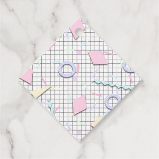 80s Snoep Pastel Geo Print Labels