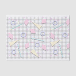 80s Snoep pastel geo print tissuepapier