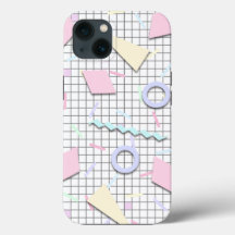 80s Snoep Pastel Geo Telefoon Case