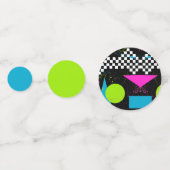 80s Splatterverf Confetti (Achterkanten)