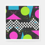80s Splatterverfpapier Napkins Servet (Voorkant)