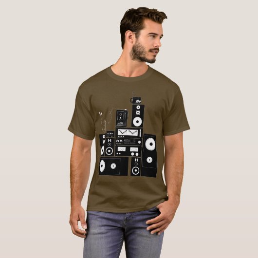 80s Stereo Gear "Auto Reverse" Shirt (Voorkant volledig)