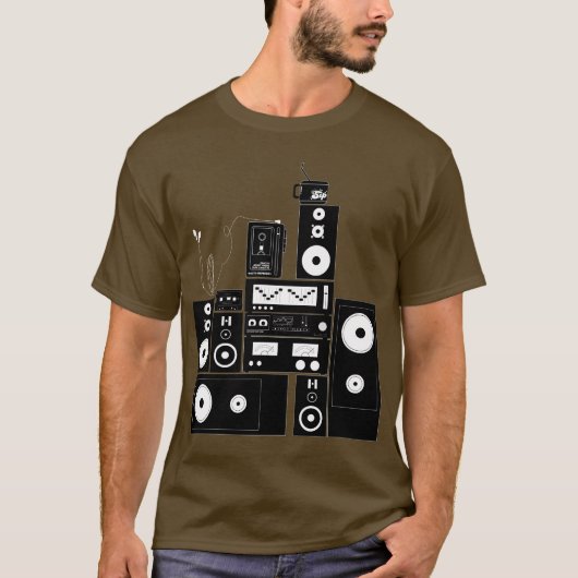 80s Stereo Gear "Auto Reverse" Shirt (Voorkant)
