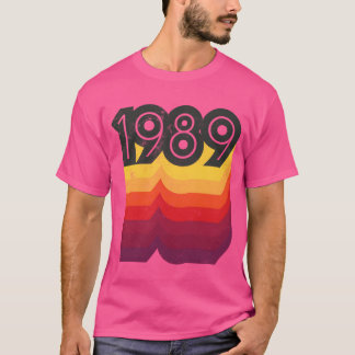 80S stijl 1989 vintage T-shirt